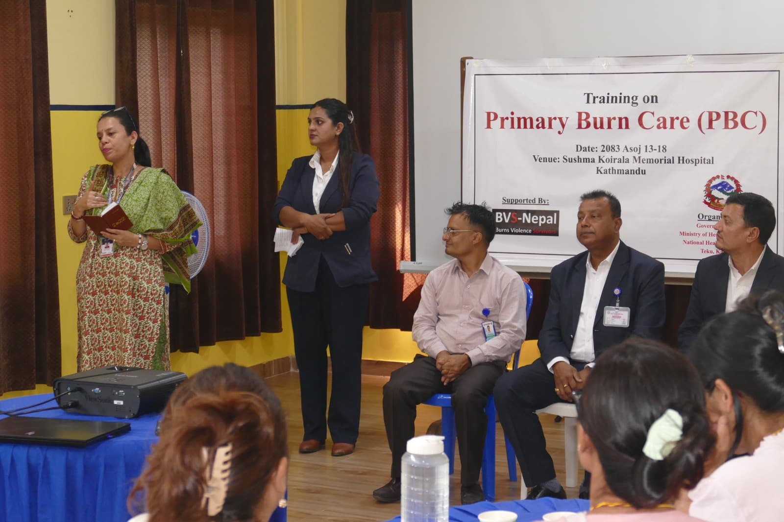Formal opening programme in the presence of the NHTC and BVS-Nepal teams
