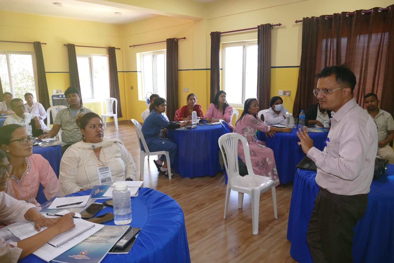 Interactive session with participants on the opening day