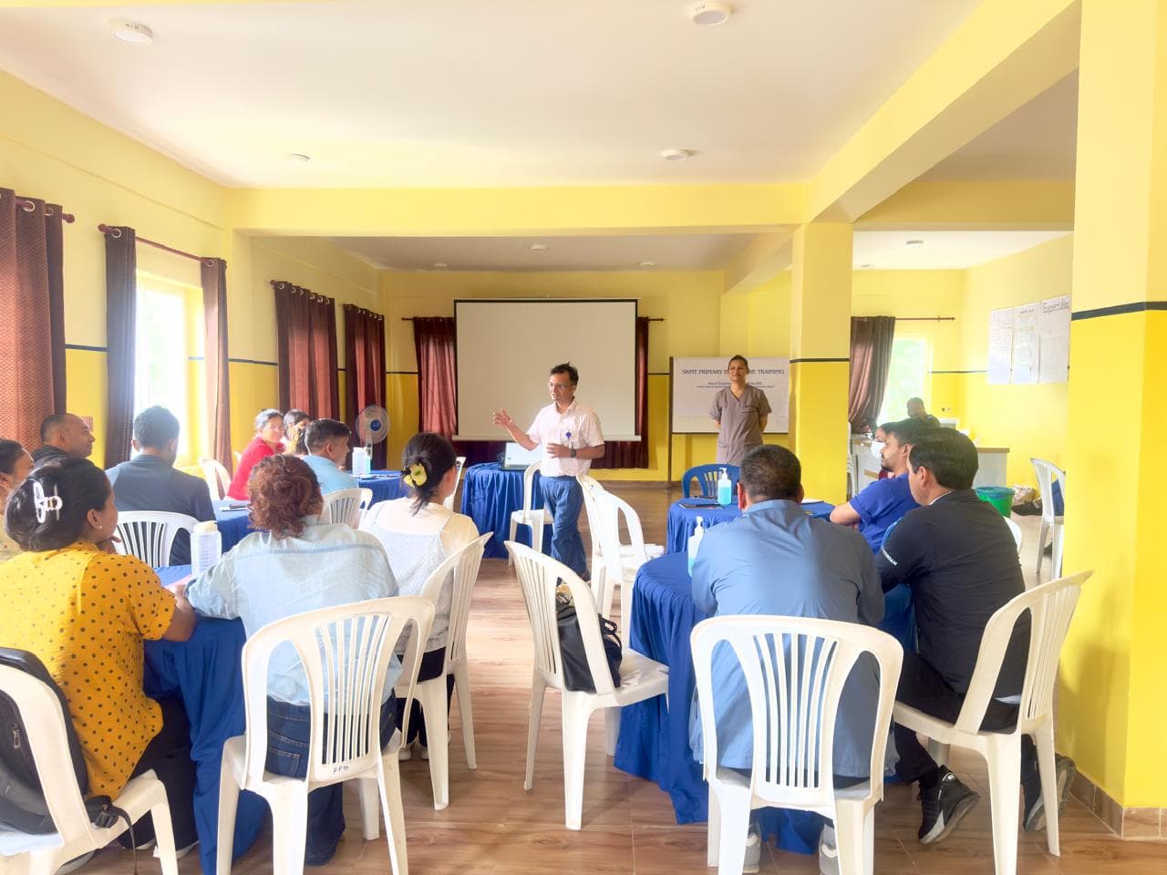 Course introduction on the opening morning