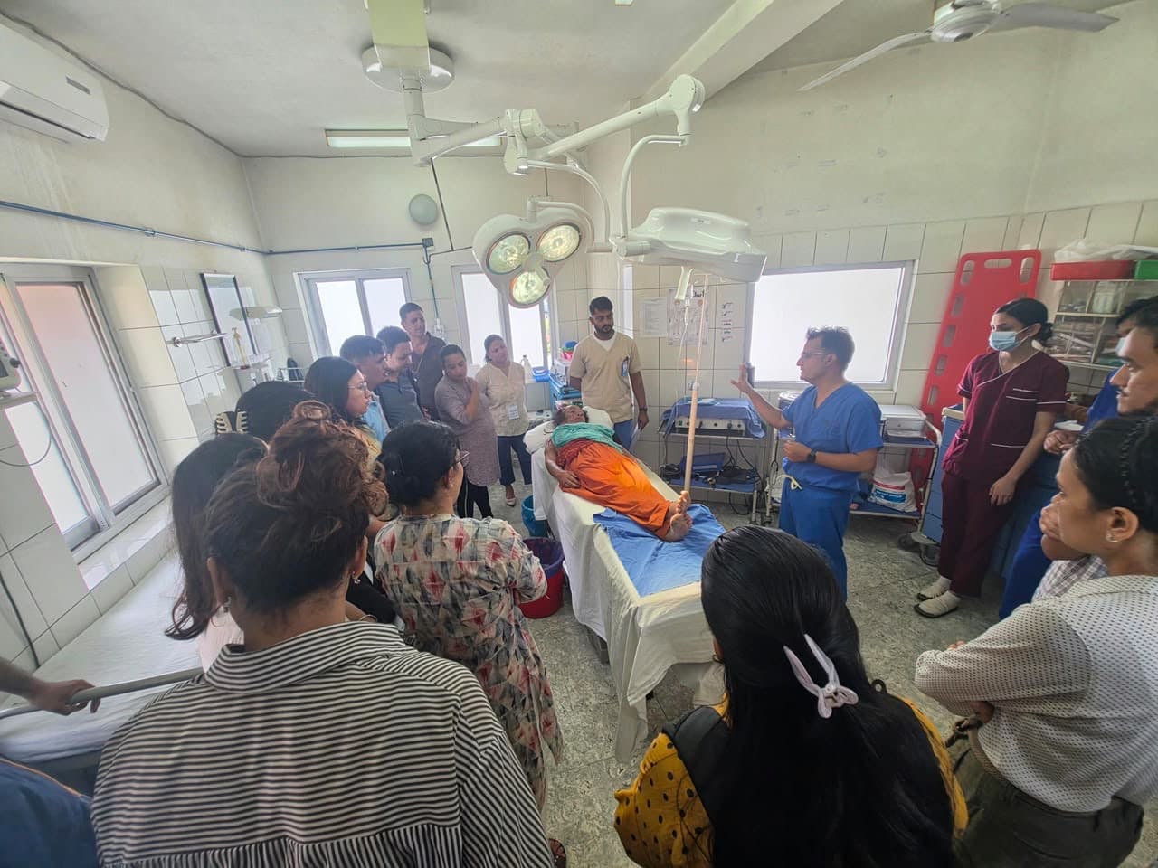 Observing burn patient management in the Emergency Department