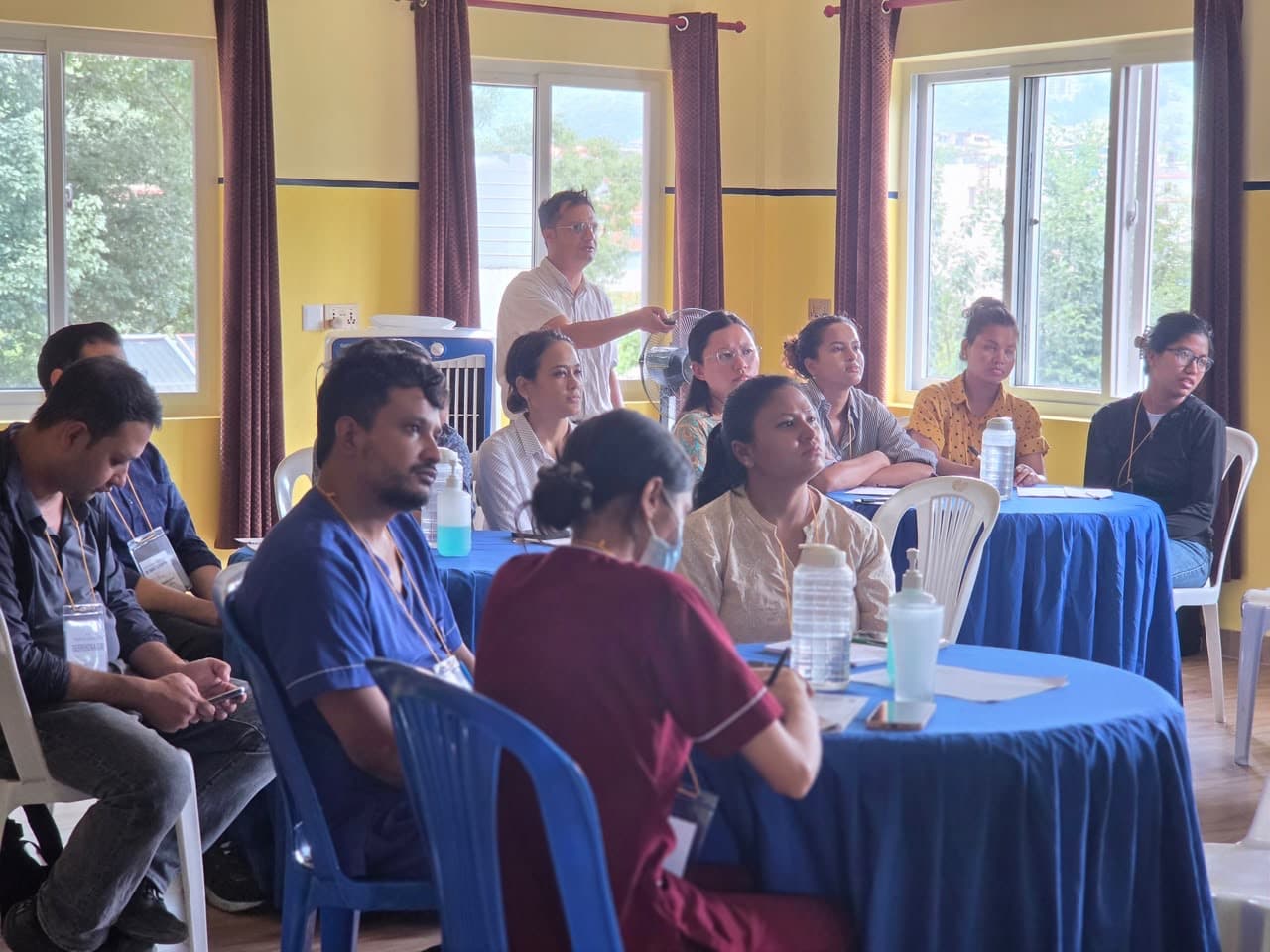 Participants during the afternoon session