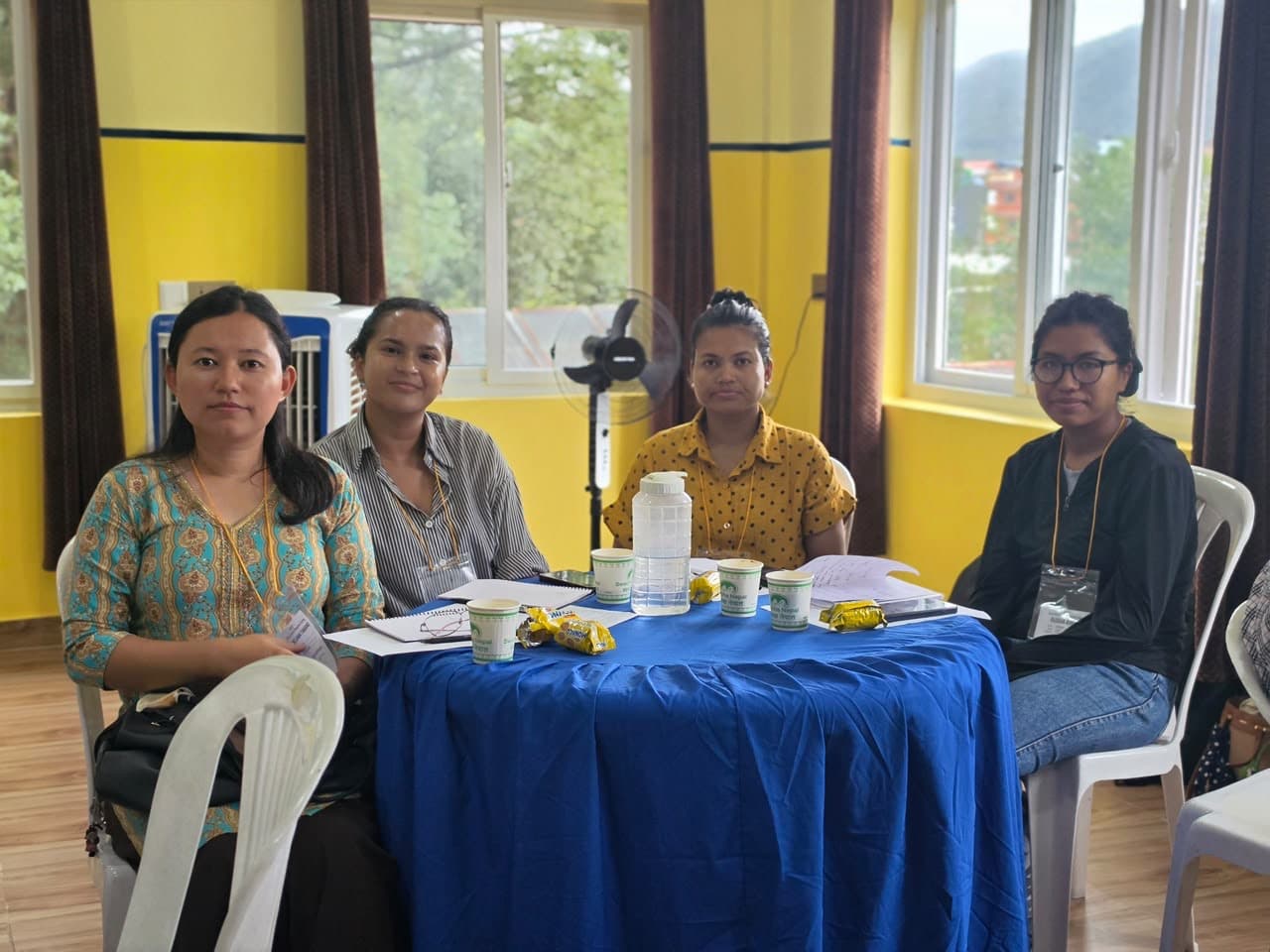 Participants during the afternoon workshop