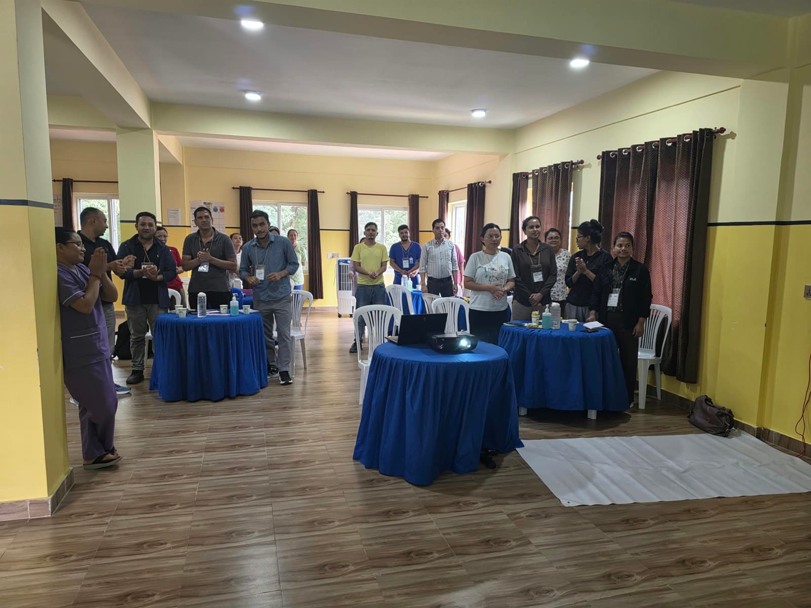 Group activity during the day four sessions