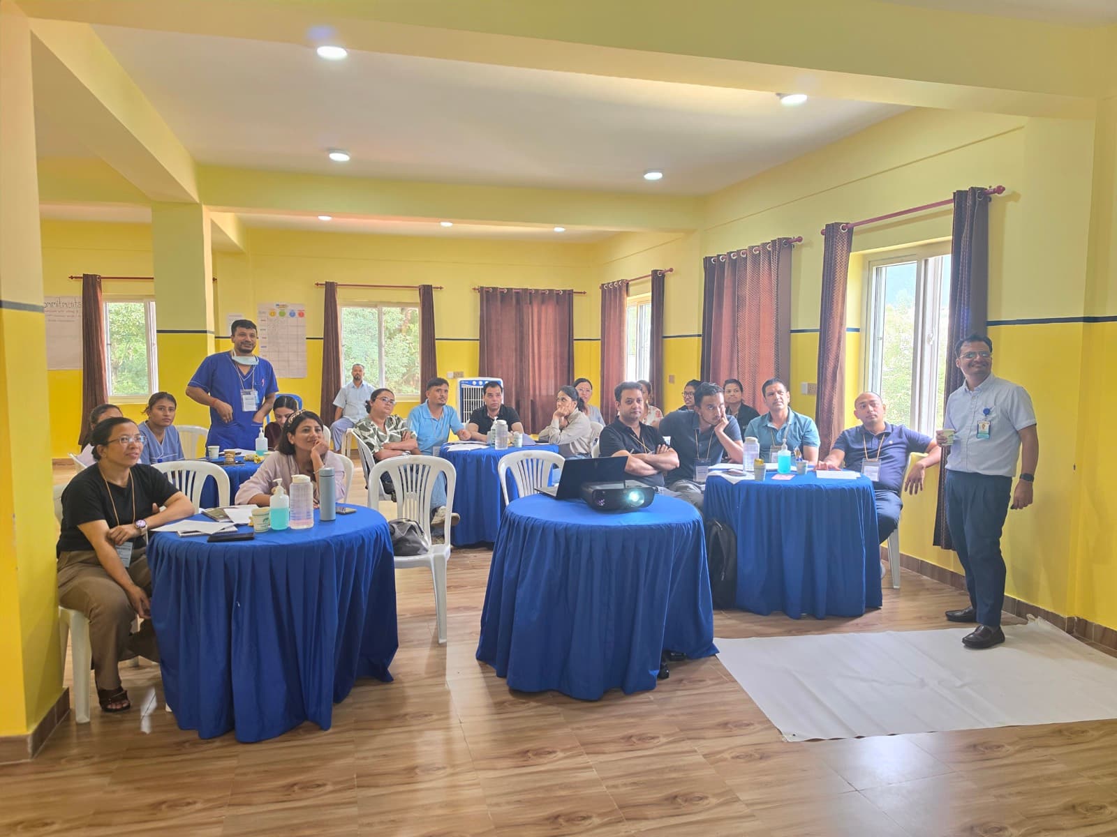 Interactive session during the afternoon