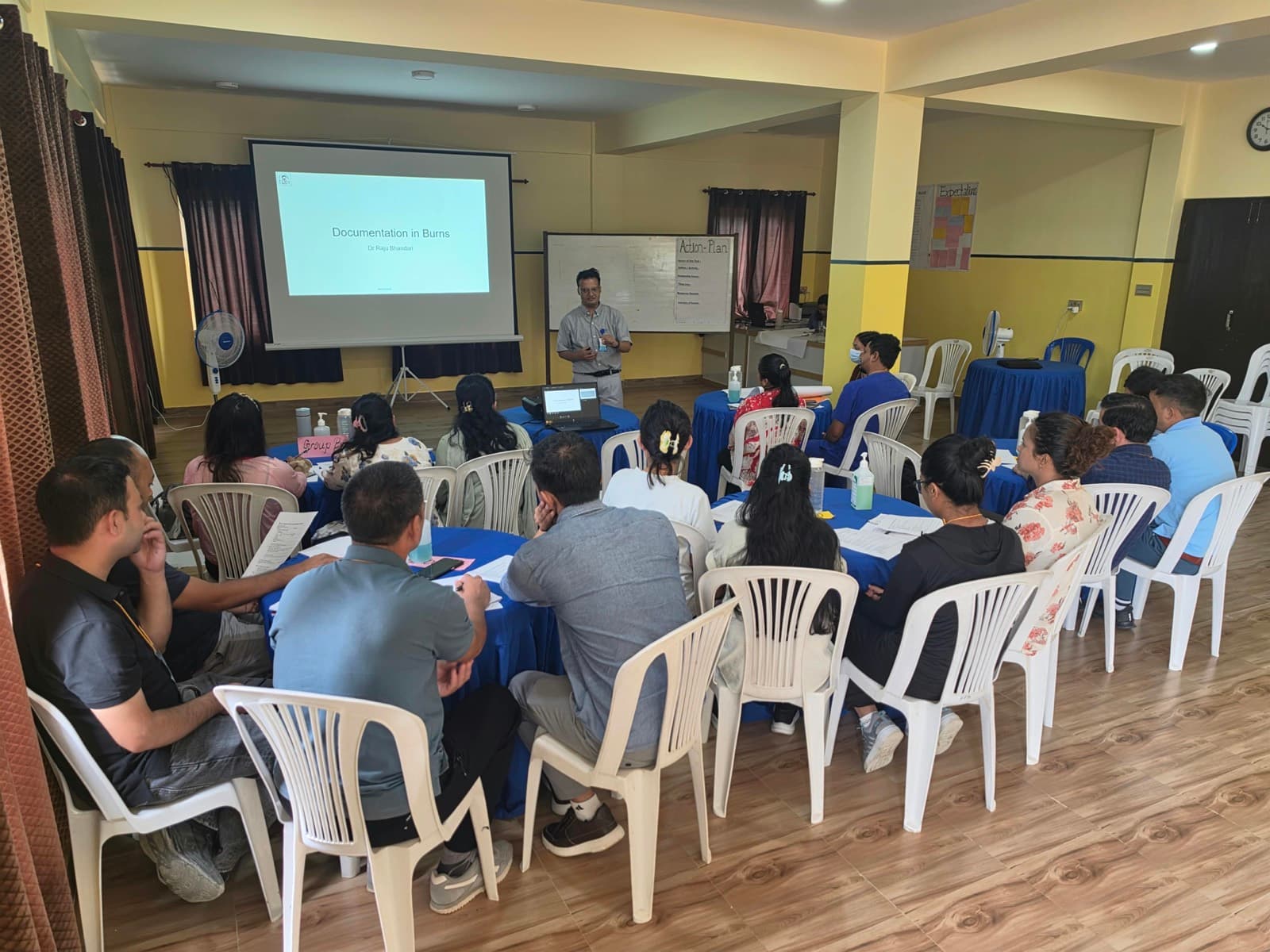 Lecture on documentation in burns