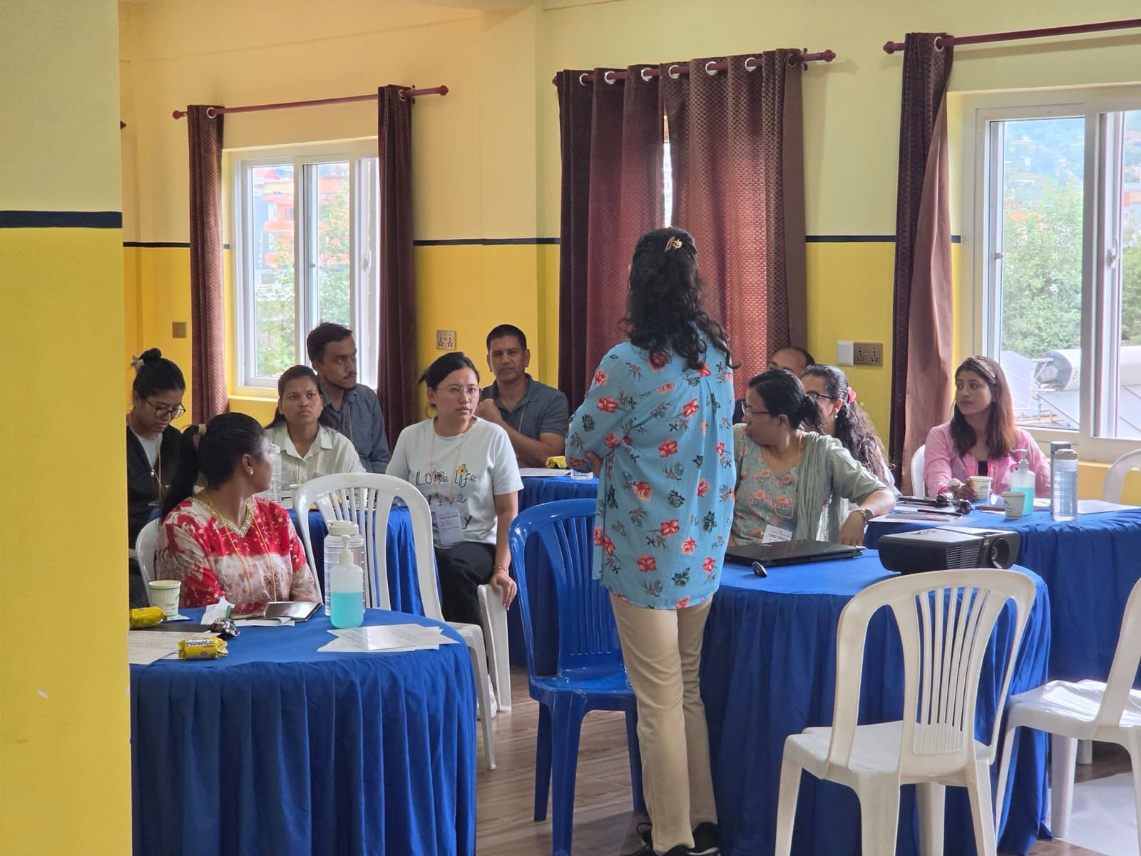 Feedback from participants at the close of the training